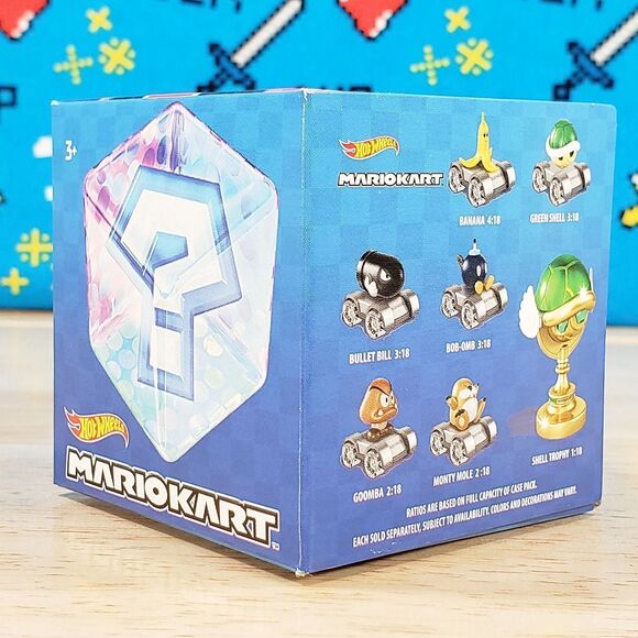 Hot Wheels Super Mario MarioKart 2018 Green Shell Blind Box Series 1 Diecast Car - Picture 4 of 9